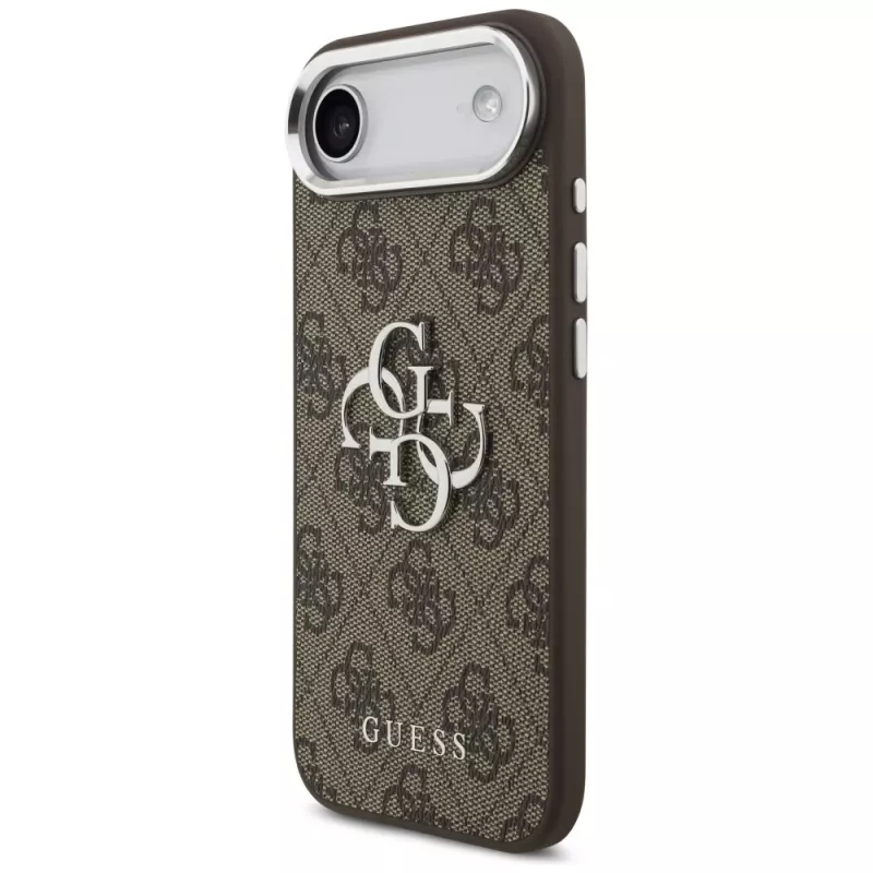 Capa Guess GUHCP17MP4G4SMCW 4G Big 4G Classic Logo para iPhone Air – Castanho / Prateado