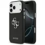 Capa Guess Grained Big 4G Classic Logo para iPhone 17 Pro Max - Preto