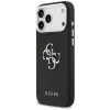 Capa Guess Grained Big 4G Classic Logo para iPhone 17 Pro Max - Preto