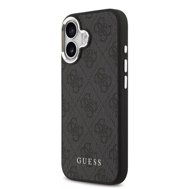 Capa Guess 4G Classic Logo MagSafe para iPhone 17 - Preto