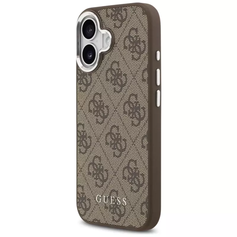 Capa Guess 4G Classic Logo MagSafe para iPhone 17, Castanho