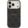 Capa traseira Guess 4G PU Classic Logo MagSafe para Apple iPhone 17 Pro, Preto