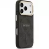 Capa traseira Guess 4G PU Classic Logo MagSafe para Apple iPhone 17 Pro, Preto