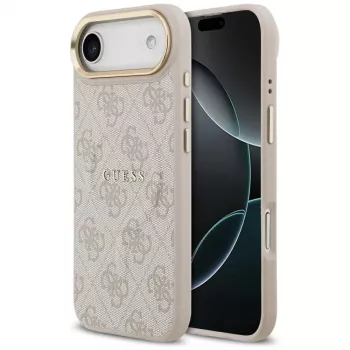 Capa Guess 4G PU Classic Logo MagSafe para iPhone Air, Rosa