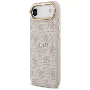 Capa Guess 4G PU Classic Logo MagSafe para iPhone Air, Rosa