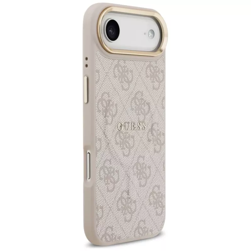 Capa Guess 4G PU Classic Logo MagSafe para iPhone Air, Rosa