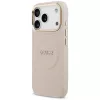 Capa Guess Peony Hot Stamp MagSafe para iPhone 17 Pro, Rosa