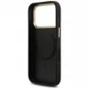 Capa Guess 4G Stripe MagSafe para iPhone 17 Pro Max, Preto
