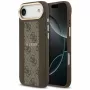 Capa Guess 4G Stripe MagSafe para iPhone Air, Castanho