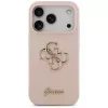 Guess Silicone Big 4G Script Capa traseira para Apple iPhone 17 Pro - rosa
