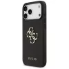Guess Grained Big 4G & Classic Logo Capa traseira para iPhone 17 Pro Max, preto