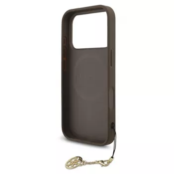 Guess 4G Charms Collection MagSafe Capa para iPhone 17 Pro (castanho)