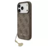 Guess 4G Charms Collection MagSafe Capa para iPhone 17 Pro (castanho)