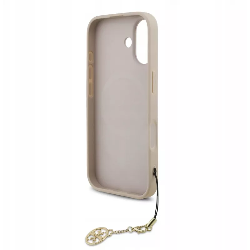 Guess 4G Charms Collection MagSafe Capa para iPhone 17 (rosa)