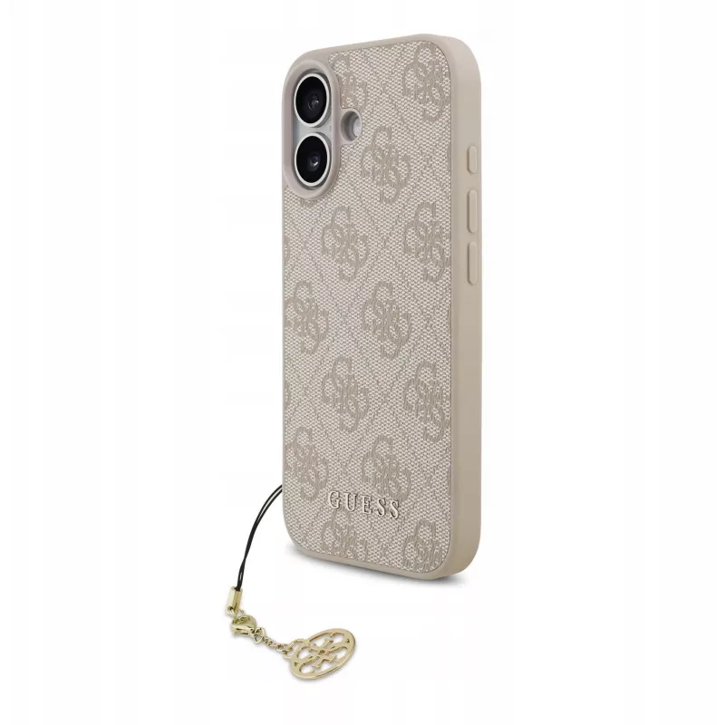 Guess 4G Charms Collection MagSafe Capa para iPhone 17 (rosa)