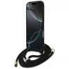 Guess 4G Big Logo Cord Stap Crossbody Capa para iPhone Air, preto