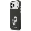 Capa MagSafe Karl Lagerfeld IML Aquarelle Karl & Choupette & Logo para iPhone 17 Pro (preta)