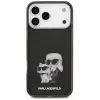 Capa MagSafe Karl Lagerfeld IML Aquarelle Karl & Choupette & Logo para iPhone 17 Pro (preta)