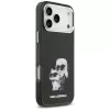 Capa MagSafe Karl Lagerfeld IML Aquarelle Karl & Choupette & Logo para iPhone 17 Pro (preta)