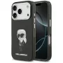 Capa MagSafe Karl Lagerfeld IML Aquarelle Karl & Logo para iPhone 17 Pro (preta)
