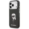 Capa MagSafe Karl Lagerfeld IML Aquarelle Karl & Logo para iPhone 17 Pro (preta)