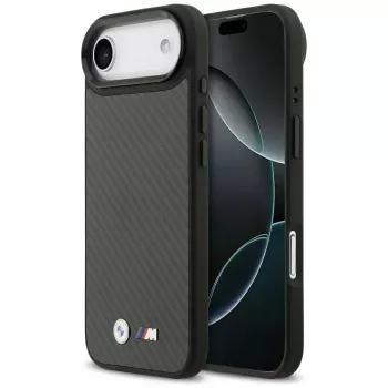 Capa MagSafe BMW M Kevlar Matte para iPhone Air preta