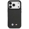 Capa MagSafe BMW M Kevlar Matt para Apple iPhone 17 Pro preta