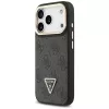Capa MagSafe Guess 4G PU Triangle Logo & Stand Camera para iPhone 17 Pro preta