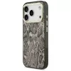 Capa MagSafe Guess Python Pattern para iPhone 17 Pro castanha