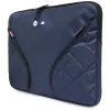 Capa para portátil BMW Nylon 16 polegadas azul-marinho com logótipo metálico