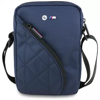 Bolsa BMW Nylon Pockets & Metal Logo Navy Blue