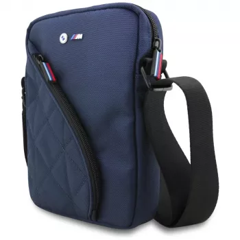 Bolsa BMW Nylon Pockets & Metal Logo Navy Blue