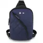 Bolsa de telemóvel crossbody BMW Nylon Pocket & Metal Logo Navy Blue