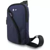 Bolsa de telemóvel crossbody BMW Nylon Pocket & Metal Logo Navy Blue
