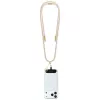Guess Crossbody Strap 4G Charm - Alça universal para telemóvel / Cabo USB-C para USB-C 1,5m (Beige)