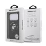 Capa de silicone KARL LAGERFELD Karl & Choupette Ring MagSafe para Apple iPhone 17 Pro preto