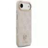 Capa MagSafe Guess 4G Strass Logo & Big Strap Metal Buttons para iPhone Air - rosa