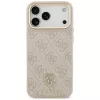 Capa MagSafe Guess 4G Strass Logo & Big Strap Metal Buttons para Apple iPhone 17 Pro Max rosa