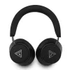 Auscultadores Bluetooth over-ear Guess ENC Saffiano Triangle Logo preto