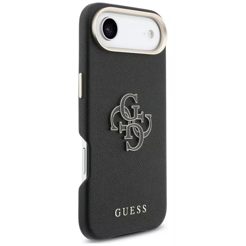 Capa Guess FW Resin Logo para iPhone Air, preto