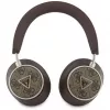 Auscultadores Guess 4G Triangle Logo Bluetooth 5.4 on-ear com ENC - castanho