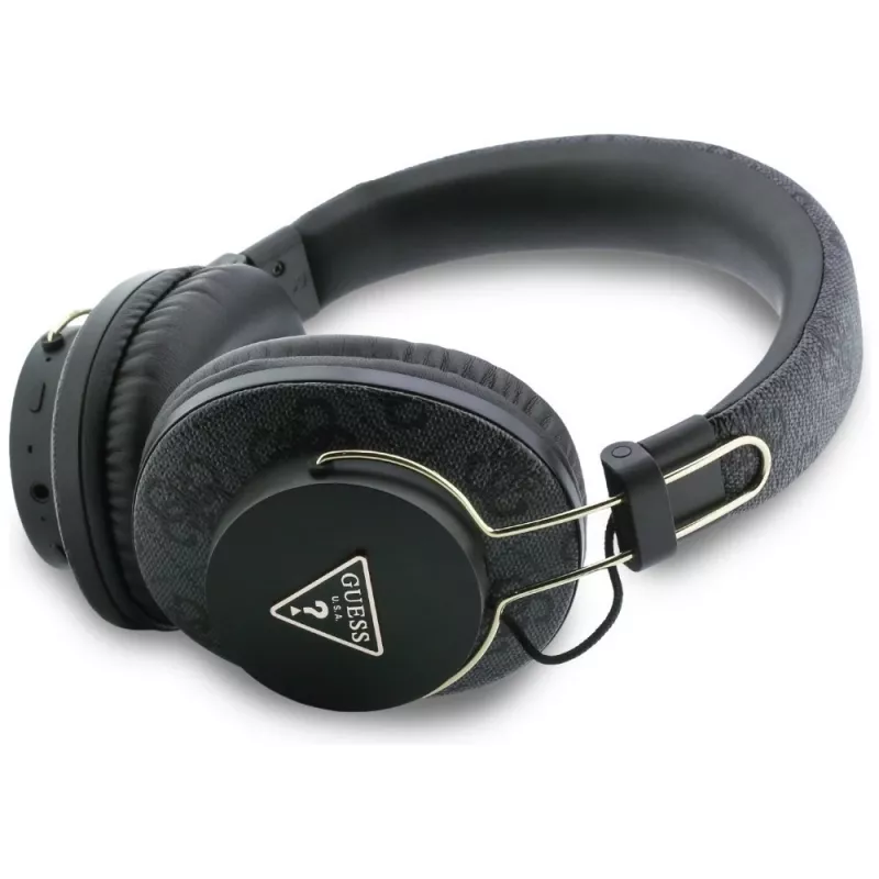 Auscultadores Guess Triangle Logo Bluetooth ENC over-ear preto