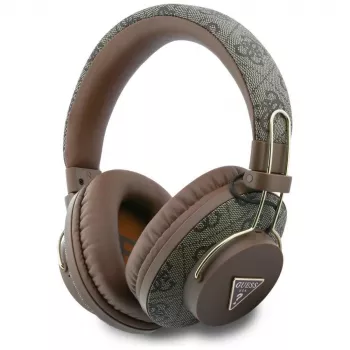 Auscultadores Guess Triangle Logo Bluetooth ENC over-ear castanho