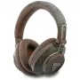 Auscultadores Guess Triangle Logo Bluetooth ENC over-ear castanho