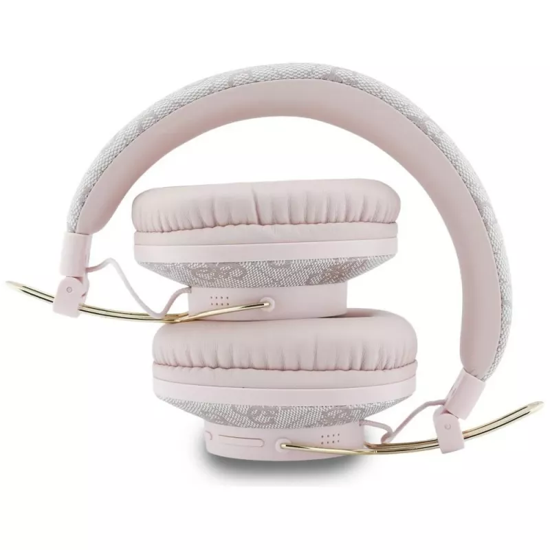 Auscultadores Guess Triangle Logo Bluetooth ENC over-ear rosa