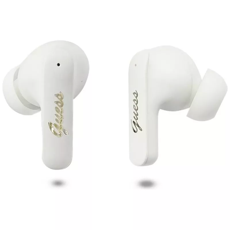 Auscultadores True Wireless Stereo Guess Script Metal Logo branco