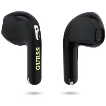 Auscultadores TWS Bluetooth Guess Gold Line Triangle com estojo de carregamento (preto)