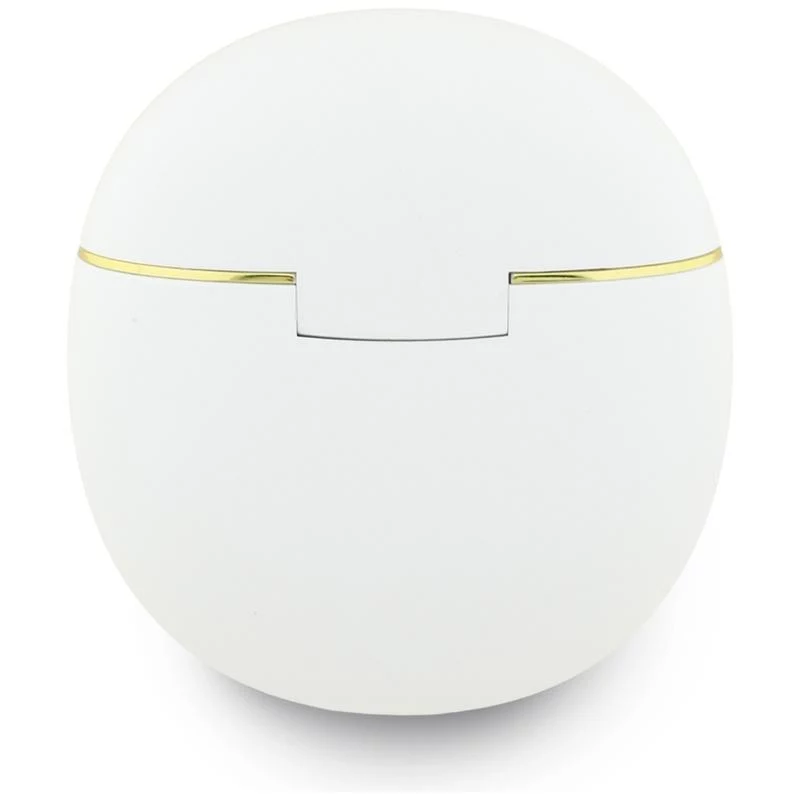 Auscultadores TWS Bluetooth Guess Gold Line Triangle com estojo de carregamento (branco)