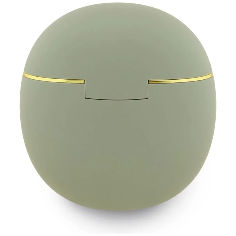 Auscultadores TWS Bluetooth Guess Gold Line Triangle com estojo de carregamento (caqui)