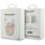 Auscultadores True Wireless Stereo Bluetooth Guess Gold Line Triangle com estojo de carregamento (rosa)